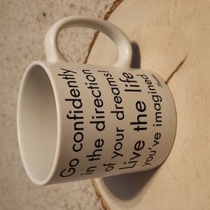 Quotable Mugs Live the Life Thoreau Mug 2002
